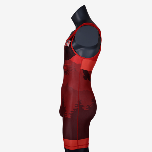 Men's Soaring Eagle Singlet - Red - Image 10