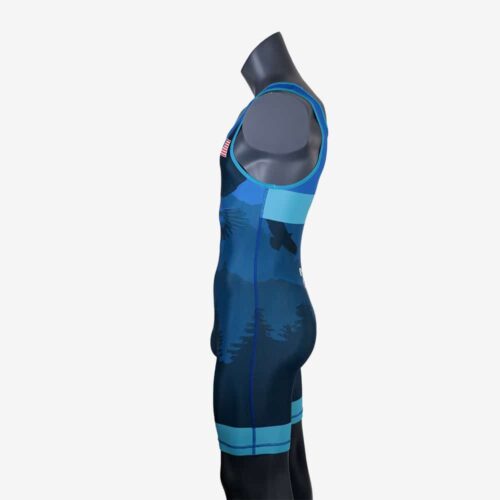 Men's Soaring Eagle Singlet - Blue - Image 10