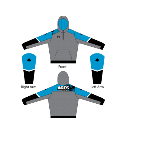 ACES Wrestling Custom Quarter Zip Hoodie