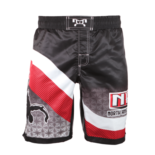 NAWE Sublimated Black Fight Shorts