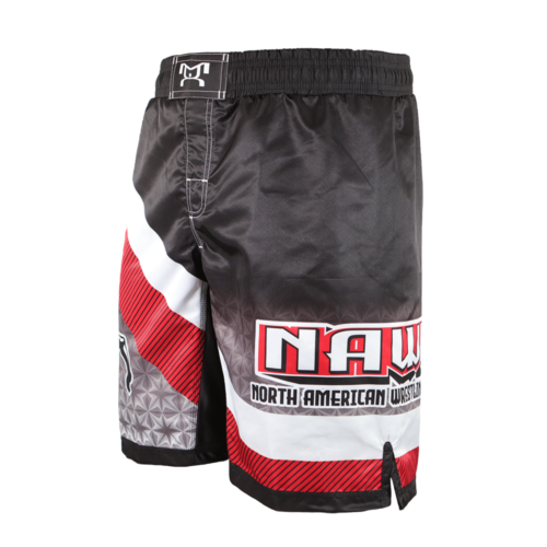 NAWE Sublimated Black Fight Shorts - Image 3