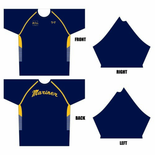 Mariner High School Blue Sublimated Short Sleeve Dri-Fit T-Shirt  2023