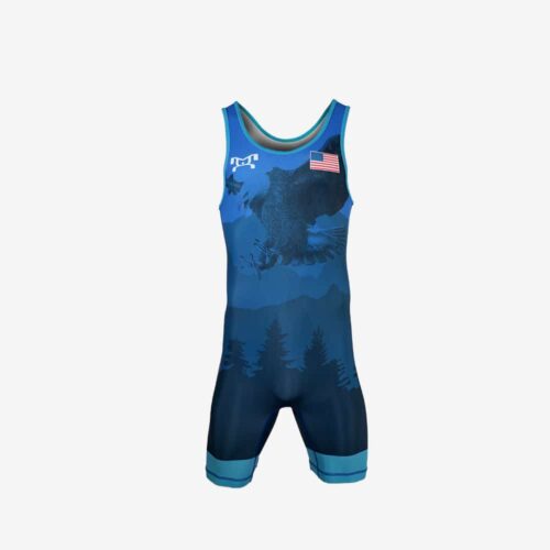 Men's Soaring Eagle Singlet - Blue