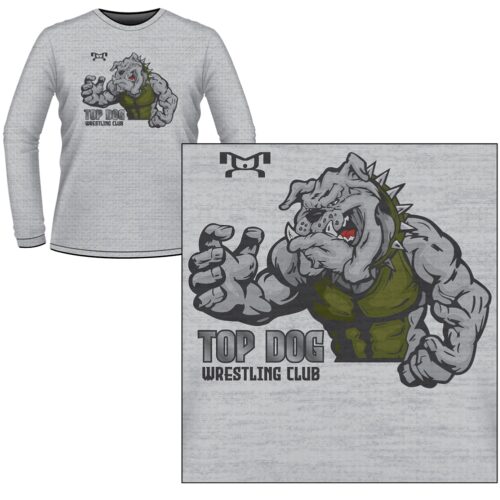 Top Dog Wrestling Club Custom Sublimated Long Sleeve