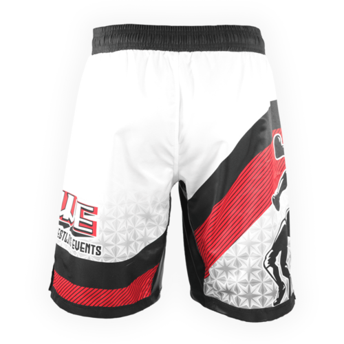 NAWE Sublimated White Fight Shorts - Image 2