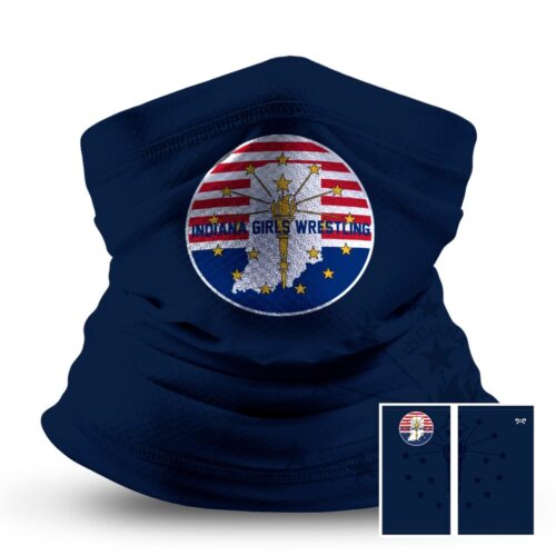 Indiana Girls Wrestling Custom Tube/Gaiter Face Mask