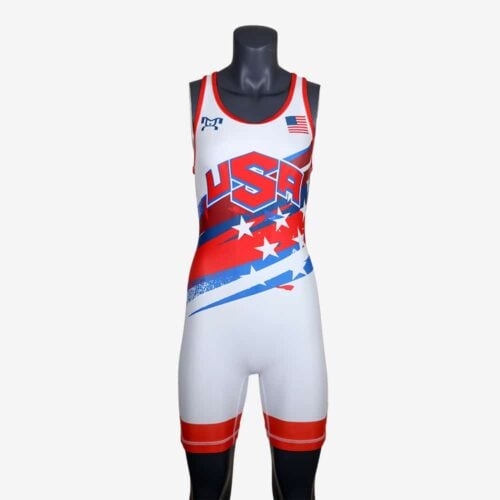 Women's Shooting Star White Singlet - Image 2
