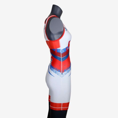 Women's Shooting Star White Singlet - Image 12