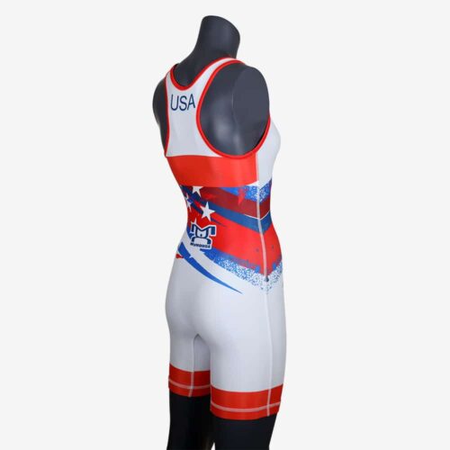 Women's Shooting Star White Singlet - Image 15