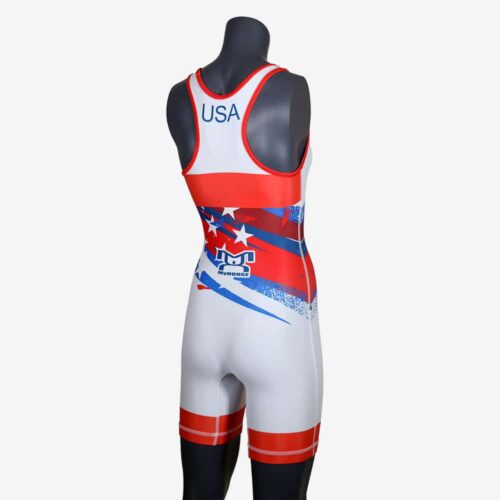 Women's Shooting Star White Singlet - Image 17