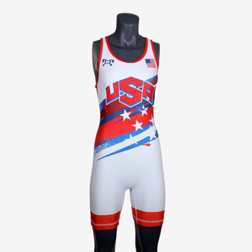 Women's Shooting Star White Singlet - Image 3