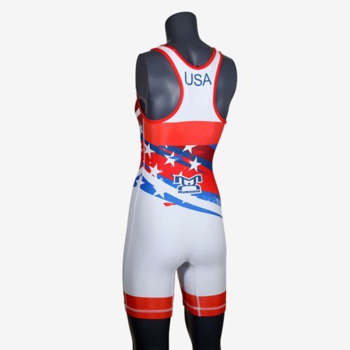 Women's Shooting Star White Singlet - Image 22