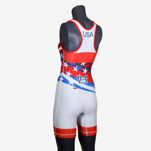 Women's Shooting Star White Singlet - Image 23
