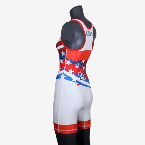 Women's Shooting Star White Singlet - Image 25