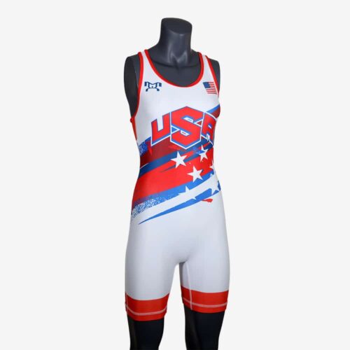 Women's Shooting Star White Singlet - Image 4