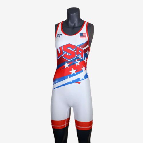 Women's Shooting Star White Singlet - Image 37