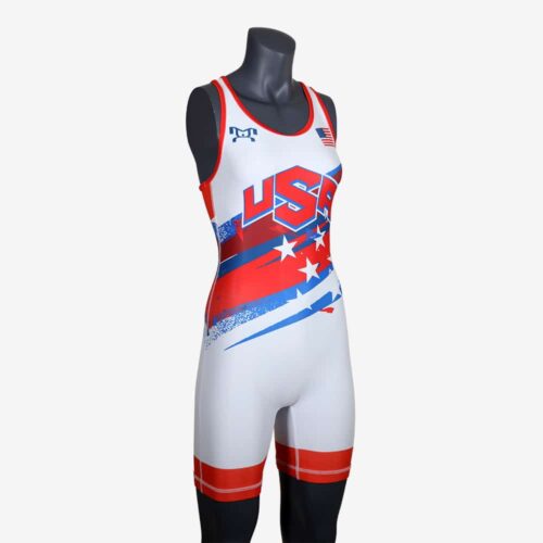 Women's Shooting Star White Singlet - Image 5