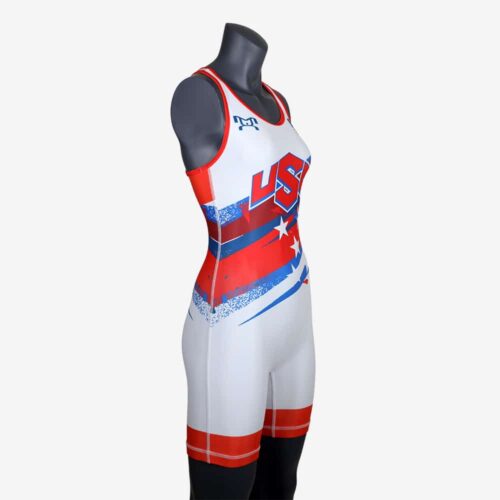 Women's Shooting Star White Singlet - Image 8