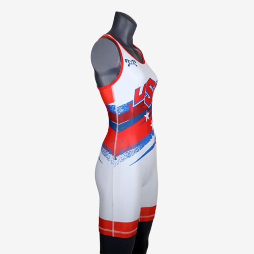 Women's Shooting Star White Singlet - Image 9