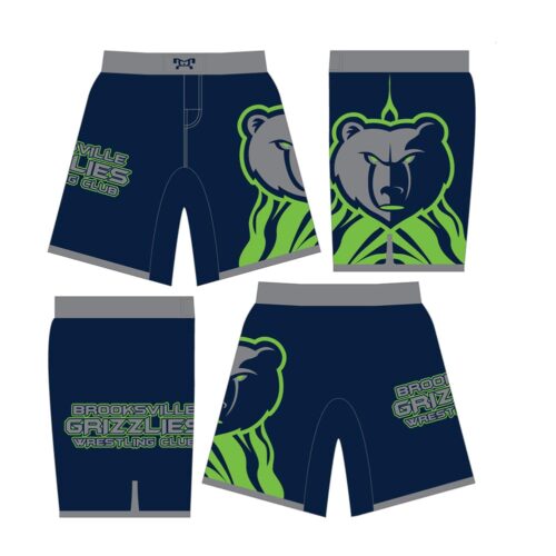 Brooksville Grizzlies Custom Fight Shorts