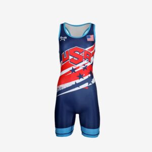 Women's shooting star navy singlet