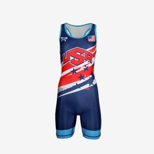 Women's shooting star navy singlet