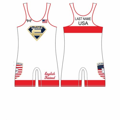 Elite Athletic Club Red Men's Singlet