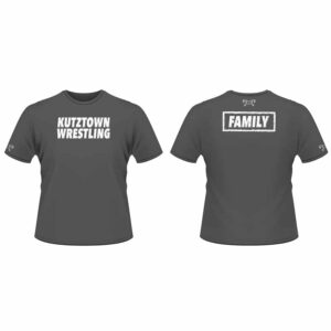 Kutztown Wrestling Custom Grey T-Shirt