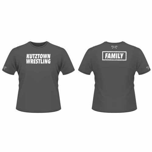 Kutztown Wrestling Custom Grey T-Shirt