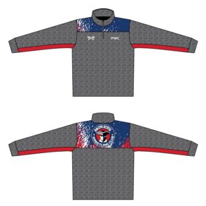 Patriots Wrestling Club Custom Heathered Quarter Zip