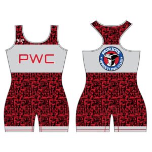 Patriots Wrestling Club Red Custom Women's Singlet