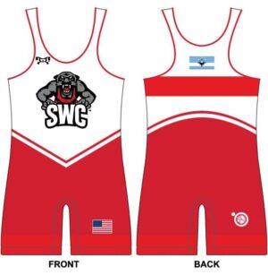 Springfield Wrestling Club Custom Red Singlet