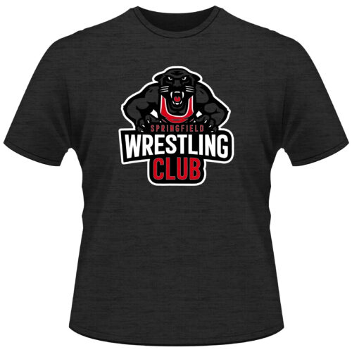 Springfield Wrestling Club Custom Black T-Shirt