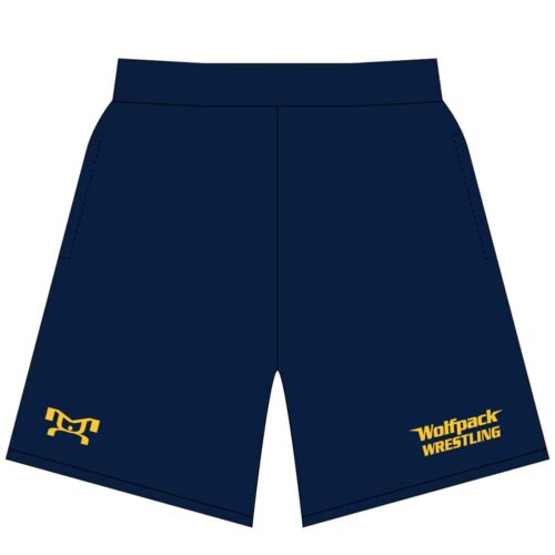 Wayne Wolfpack Custom Navy Mesh Shorts