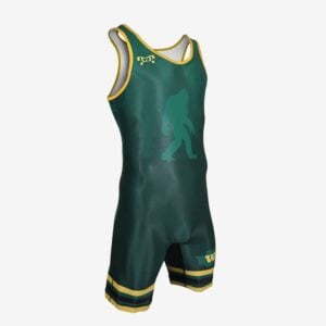 WIAA green sasquatch singlet