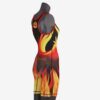 Women's Black Phoenix Singlet - Image 30