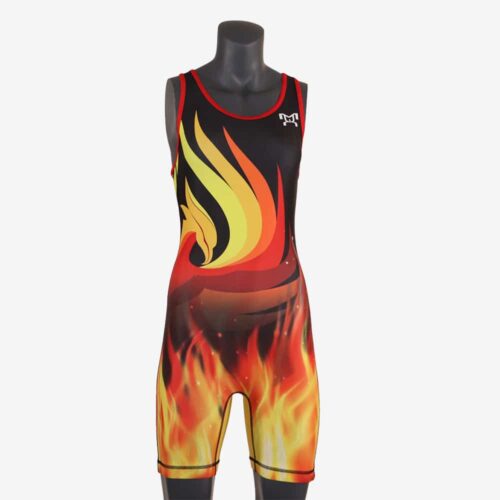 Women's Black Phoenix Singlet - Image 42