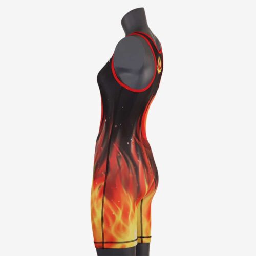 Women's Black Phoenix Singlet - Image 15