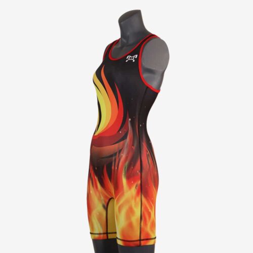 Women's Black Phoenix Singlet - Image 9