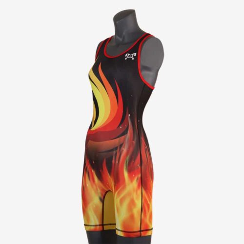 Women's Black Phoenix Singlet - Image 8