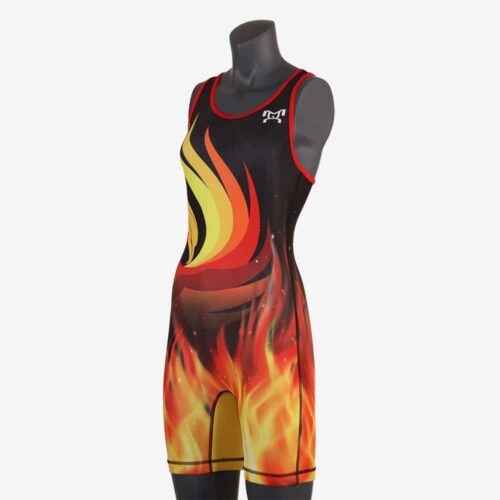 Women's Black Phoenix Singlet - Image 7