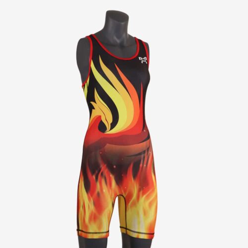 Women's Black Phoenix Singlet - Image 40