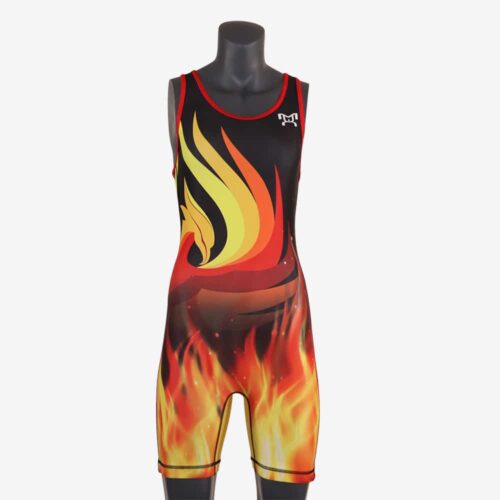 Women's Black Phoenix Singlet - Image 3