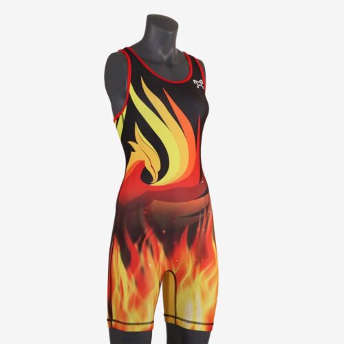 Women's Black Phoenix Singlet - Image 39