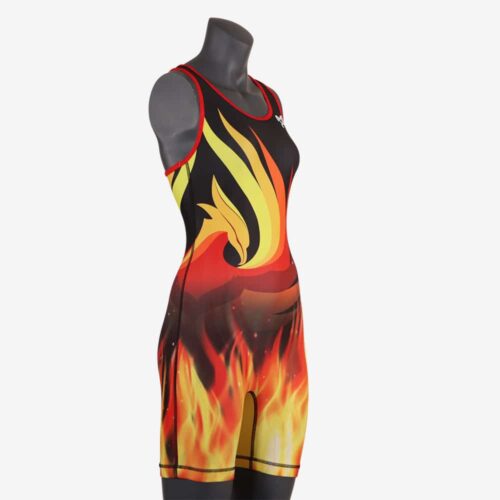 Women's Black Phoenix Singlet - Image 38