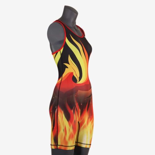 Women's Black Phoenix Singlet - Image 37