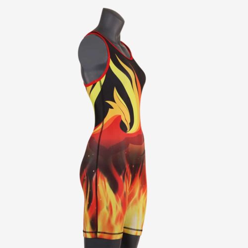 Women's Black Phoenix Singlet - Image 36