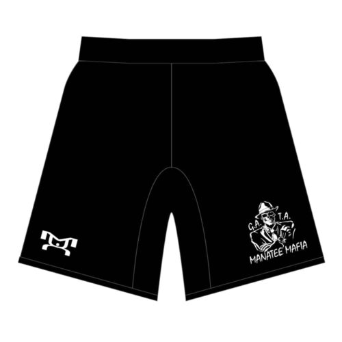 Manatee Mafia Black Custom Mesh Shorts