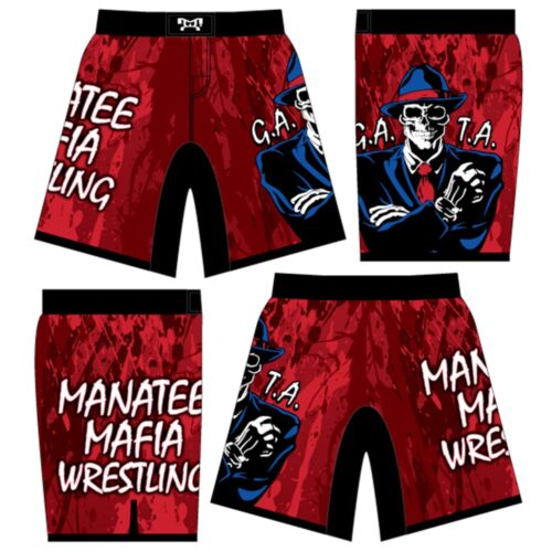 Manatee Mafia Custom Fight Shorts