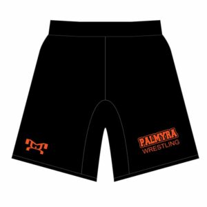 Palmyra Youth Wrestling Club Custom Black Mesh Shorts